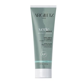 Fertige grüne Tonpaste Argiletz - Tube mit 400 g