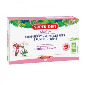 Quatuor Komfort für die Harnwege Bio Super Diet - 20 Ampullen