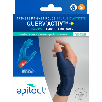Querv'activ Handgelenksschiene für den Daumen, flexibel für Aktivitäten Epitact - 1 Schiene