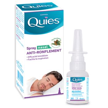 Anti-Schnarch Nasenspray Pin-Eukalyptus Quies - Spray mit 15 ml