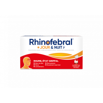 Rhinofebral Tag und Nacht - Packung mit 12 Beuteln