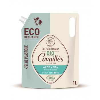 Bio-Duschgel mit Aloe Vera Rogé Cavaillès - Nachfüllpackung 1L