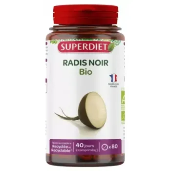 Schwarzer Rettich bio Super Diet - Dose mit 80 Tabletten