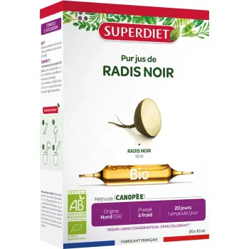 Schwarzer Rettich Bio Super Diet - 20 Ampullen zu 10 ml