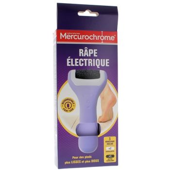 Elektrische Reibe Mercurochrome - Box mit einer Reibe + 3 Rollen
