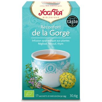 Rekonfort Hals BIO Yogi Tea - Schachtel mit 17 Beuteln