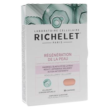 Hautregeneration der Haut Richelet - Packung mit 30 Tabletten