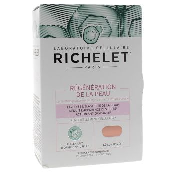 Hautregeneration der Haut Richelet - Packung mit 60 Tabletten