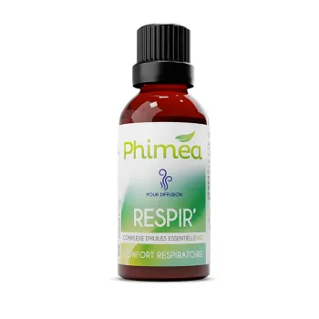 Synergie Respir' mit bio ätherischen Ölen Phimea - Flasche 30 ml