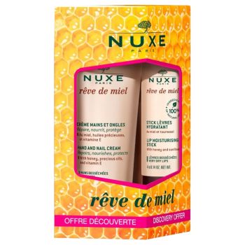 Traum von Honig bietet Entdeckung Nuxe - Handcreme 30 ml + Lippenbalsam 4g