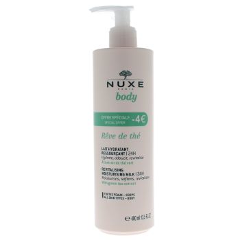 Traum von Tee Feuchtigkeitsspendende Ressourcierung Milch Nuxe - Pumpflasche 400 ml Sonderangebot
