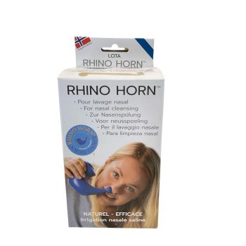 Rhinohorn blau für Nasenspülung - 1 blaues Gerät