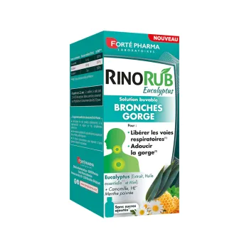 RinoRub Eukalyptus Bronchien Forté Pharma - Flasche von 200ml