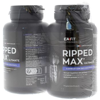 Ripped Max Ultimate Fettverbrennung Eafit - 2x120 Tabletten Packung