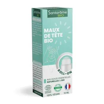 Roll-on mit ätherischen Ölen gegen Kopfschmerzen bio Santarome - Roll-on von 10 ml