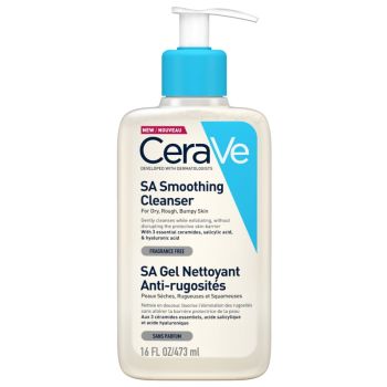 SA Reinigungsgel gegen Unebenheiten CeraVe - Pumpflasche mit 473 ml