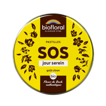 SOS ruhiger Tag Zitronengeschmack Biofloral - Dose mit 165 Pastillen