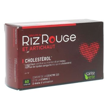 Rotes Reismehl verstärkte Formel Gesundheit Grün - 60 Tabletten