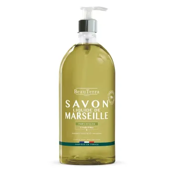 Oliven-Seife Beauterra aus Marseille - Pumpflasche 1L