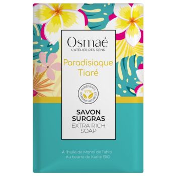 Überfettete Seife Paradiesisch Tiaré Osmaé - 200 g Stück