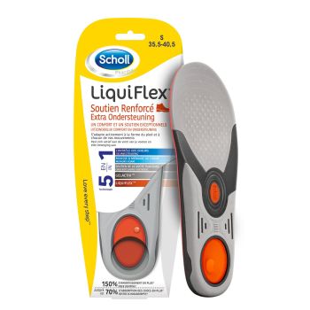 Liquiflex-Fußbett mit verstärkter Unterstützung Scholl - 1 Paar Einlegesohlen