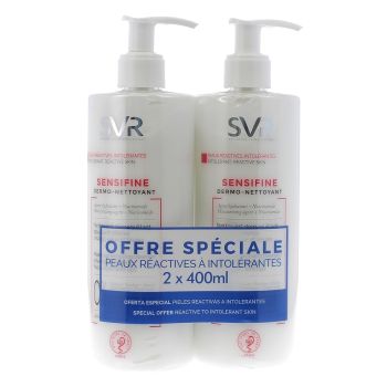 Sensifine Dermo-Reiniger SVR - 2er-Pack Pumpflaschen à 400 ml