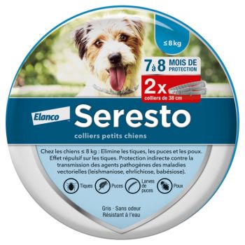 Seresto Halsband für kleine Hunde Elanco - 2 Halsbänder