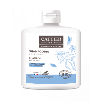 Bio Anti-Schuppen Shampoo mit Weidenholz Cattier - Flasche 250 ml