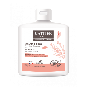 Shampoo mit Bio-Rosmarinessig für fettiges Haar Cattier - Flasche 250 ml