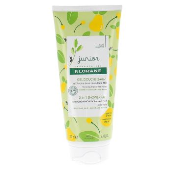 Duschgel 2 in 1 Duft Birne Junior Klorane - Tube mit 200 ml