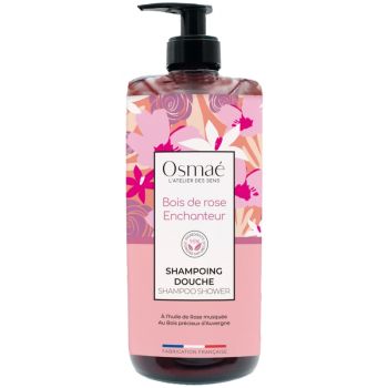 Shampoo-Duschgel Verzauberndes Rosenholz Osmaé - Pumpflasche 1L
