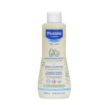 Sanftes Shampoo für empfindliches Haar Mustela - Flasche mit 500 ml