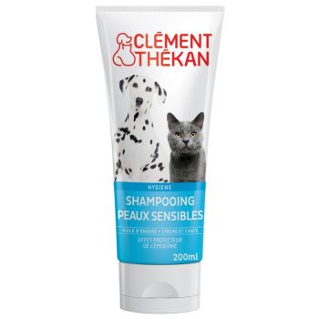 Shampoo für empfindliche Haut bei Hunden und Katzen Clément Thékan - Tube mit 200 ml