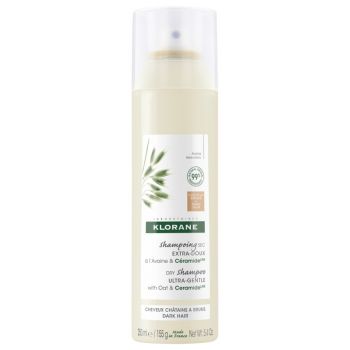 Extra-sanftes Trockenshampoo mit Hafermilch für braunes Haar Klorane - 150ml Spray