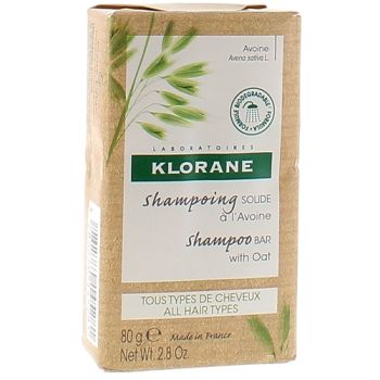 Klorane Hafer Shampoo Bar - 80 g Stück