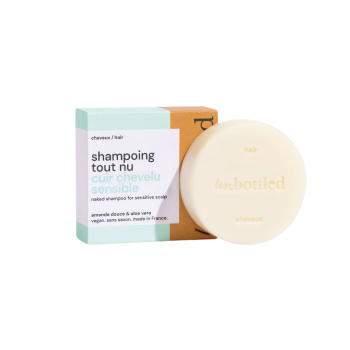 Festes Shampoo Bar für empfindliche Kopfhaut Unbottled - 75g Stück