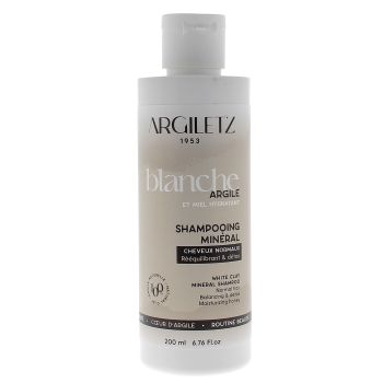 Mineral Shampoo mit weißem Ton für normales Haar Argiletz - Flasche mit 200 ml