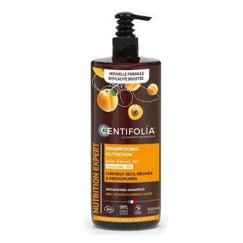 Shampoo für trockenes Haar mit Bio-Aprikosenöl Centifolia - Pumpflasche mit 500ml