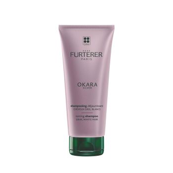 Okara Silber Shampoo für graues Haar René Furterer - Tube mit 200 ml
