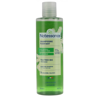 Natessance reinigende Shampoo - Flasche mit 250ml