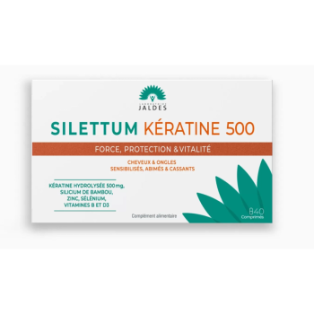 Silettum Keratin 500 Jaldes - Packung mit 40 Tabletten