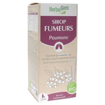 Bio-Hustensaft Herbalgem - Flasche mit 150 ml