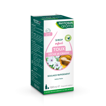 Hustensaft für Kinder trocken und produktiv Phytosun Arôms - Flasche mit 120 ml