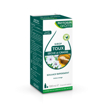 Hustensaft für trockenen und produktiven Husten Phytosun Arôms - Flasche mit 120 ml