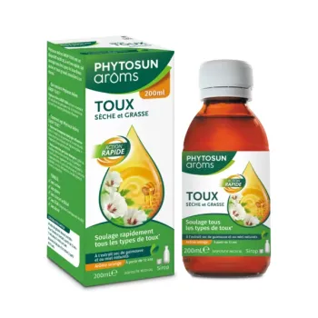 Hustensaft für trockenen und produktiven Husten Phytosun Aroms - Flasche 200ml