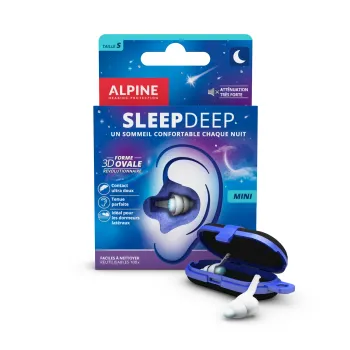 SleepDeep Ohrstöpsel für tiefen Schlaf Alpine - 2 Ohrstöpsel