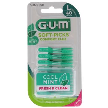 Soft-Picks Comfort flex Cool mint large GUM - Blister mit 40 Interdentalbürsten