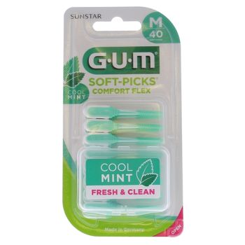 Soft-Picks Comfort flex Cool mint medium GUM - Blister mit 40 Interdentalbürsten