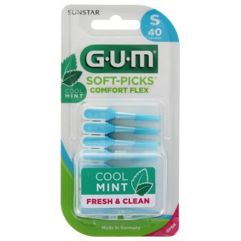 Soft-Picks Comfort flex Cool mint klein GUM - 40 Einheiten