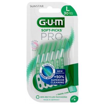 Soft-Picks Pro Interdentalbürsten Größe L GUM - Packung mit 30 Bürsten